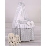 Moisés de Mimbre My Sweet Baby con Drape Laura Grey - imagen 3