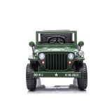 Coche Batería JH-103 Verde Ejército 4x4