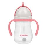 Biberón con Pajita Akuku Rosa - Ideal para Bebés