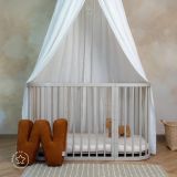 Cuna Mobile 7 en 1 Waldin con colchón Cashmere