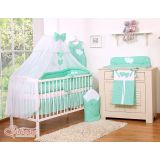 Gran Mosquitera para Cuna My Sweet Baby - Chiffon Blanco con Corazones - imagen 3