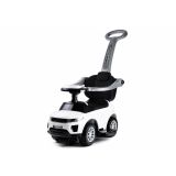 Correpasillos evolutivo blanco Lean Cars con asa 85 cm y consola de 5 sonidos