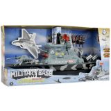 Set Militar de Batalla con Barco de Guerra y Sonidos