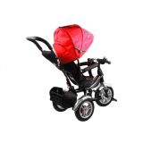 Triciclo PRO500 rojo en un parque para pasear