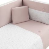 Jgo 2 Pcs.f.nordica Cuna 60 Plumeti Rosa 100x140x3 Cm - Cambrass - imagen 2