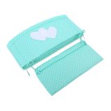 Protector de Cuna XXL My Sweet Baby - Corazones en Mint - imagen 2