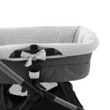 Garnitura Capazo Reversible Polo Grey 35x75x35 Cm - Cambrass