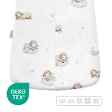 Saco de dormir de bambú de 1,5 TOG en color blanco ideal para bebés.