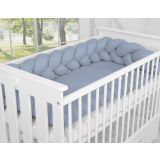 Protector de Cuna Knot Bumper - My Sweet Baby en Azul Pastel - imagen 3