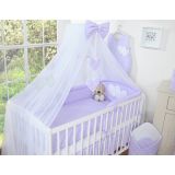 Protectores de Cuna My Sweet Baby - Corazones en Puntos Blancos - imagen 3