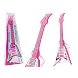 Guitarra Eléctrica para Niños con Luces y Melodías Rosa