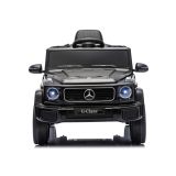 Coche eléctrico Mercedes G 4x4 negro 24V Lean Cars con ruedas EVA, vista lateral
