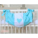 Bolsa de Juguetes My Sweet Baby - Corazones Colgantes Turquesa - imagen 2