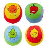 Set de Pelotas Blandas Coloridas con Frutas 4 piezas