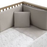 Jgo 2 Pcs.colcha I-v. Cuna 60 Abete Beige 60x120x3 Cm - Cambrass - imagen 2