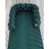 Protector de Cuna Knot Bumper - My Sweet Baby, Verde Botella - imagen 3