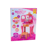Mesa de tocador infantil con sensor de gestos, rosa