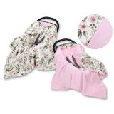 Manta de Asiento de Coche Doble Cara My Sweet Baby Peony Flower Pink