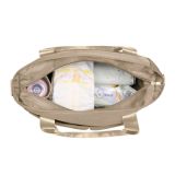 Bolsa de mamá Brielle Beige Kikkaboo - Elegante y Práctica - imagen 2