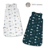 Saco de dormir de bambú 1,5 TOG en azul marino de Waldin.