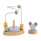 Laberinto de cuentas de madera Mrs. Mouse Trixie para bebés - imagen 3