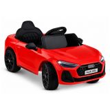 Coche eléctrico Audi A5L HL788 rojo con detalles de diseño moderno.