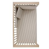 Jgo 2 Pcs.f.nordica Cuna 60 Derby Beige 100x140x3 Cm - Cambrass - imagen 3