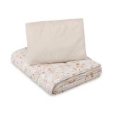 Set de Cuna Reversible Velvet Bloom Beige Sensillo