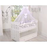 Protector de Cuna Knot Bumper XXL My Sweet Baby - Blanco y Gris - imagen 3