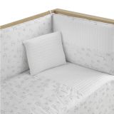 Jgo 2 Pcs.colcha I-v. Cuna 60 Merlo Crudo 60x120x3 Cm - Cambrass - imagen 2