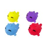 Juguete de baño mini baloncesto perro pez de goma