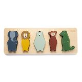 Puzzle de formas de madera Trixie - Juguete educativo
