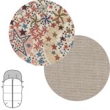 Vista del Saco Silla Paseo Universal Star Liberty Natural de Cambrass con cremalleras prácticas