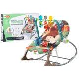 Silla mecedora 2 en 1 con vibración y sonido Zorro