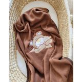 Manta de Fleece para Bebés My Sweet Baby - Teddy Bear Barnaba Brown - imagen 3
