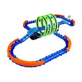 Pista de pistas de carreras en varios colores de Lean Toys