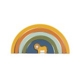 Arco iris de madera apilable Trixie - Juguete educativo