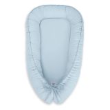 Nido para bebé Azul reversible Premium Cocoon