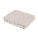 Manta de punto de algodón Dream Big Beige Kikkaboo