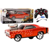 Coche de Control Remoto 1:18 Drift 360 Luces y Sonidos Rojo