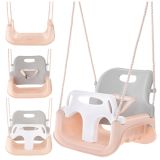 Kruzzel columpio 3 en 1 para niños - gris-beige - imagen 2