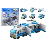 Set de Construcción 6 en 1 Vehículos de Policía 1000 pcs