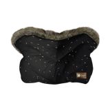 Guantes de invierno Kikkaboo Luxury Fur Confetti Negro