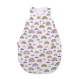 Cotton Sleeping Bag For Children, Size M, 3-12 Months, Tog 2.5, All-season - Rainbow