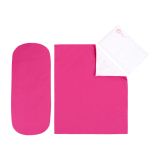 Juego de cama para capazo Kikkaboo 6 piezas Solid Pink - imagen 2