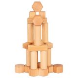 Juego de construcción encerado con aceite de nogal , 75 piezas - imagen 4