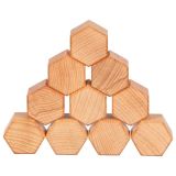 Juego de construcción encerado con aceite de nogal , 75 piezas - imagen 5