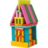 Juego de construcción de madera - 70 piezas