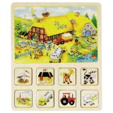 Juego de imágenes granja, circo...