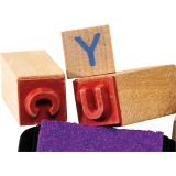 Juego de tampones con Letras